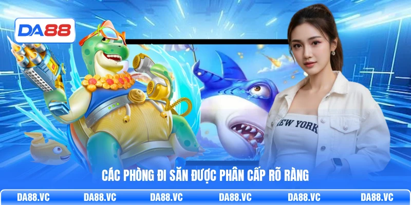 Các phòng đi săn được phân cấp rõ ràng