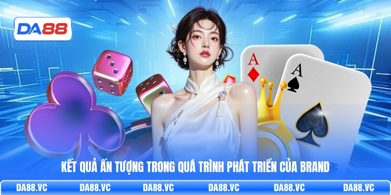 Kết quả ấn tượng trong quá trình phát triển của brand